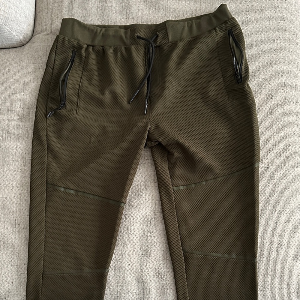ZYIA Olive Green Men's Jogger Pants Large
